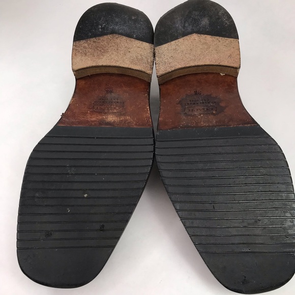 Coach Mens 8.5 Mackenzie Penny Loafers Shoes Brown Leather Italy - Picture 11 of 14